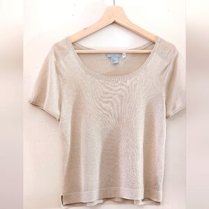 Light-Gold Metallic Tshirt